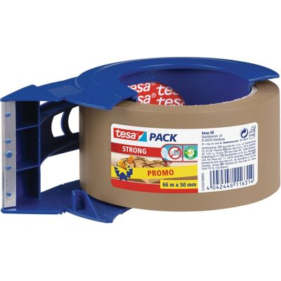 Tesapack® Strong Packband Promo 66 m x 50 mm + 1 Abroller Tesapack® Strong Packband Promo 66 m x 50 mm + 1 Abroller