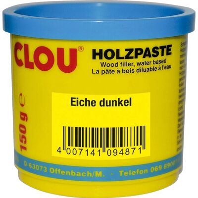 Clou Holzpaste wasserverdünnbar Eiche Dunkel 150 g Clou Holzpaste wasserverdünnbar Eiche Dunkel 150 g