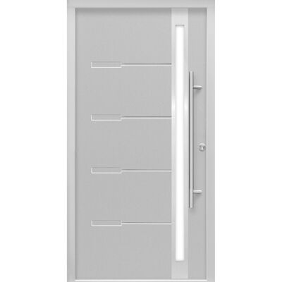 Splendoor Thermospace Haustür Thermospace Neapel Prime 100 cm x 210 cm Grau Anschlag R Splendoor Thermospace Haustür Thermospace Neapel Prime 100 cm x 210 cm Grau Anschlag R