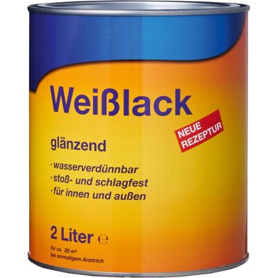 Weißlack glänzend 2 l Weißlack glänzend 2 l