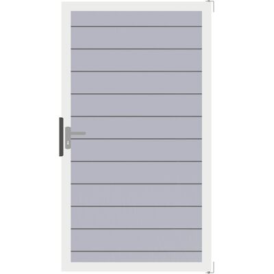 GroJa Tor Lumino Universal DIN 100 cm x 180 cm Silbergrau GroJa Tor Lumino Universal DIN 100 cm x 180 cm Silbergrau