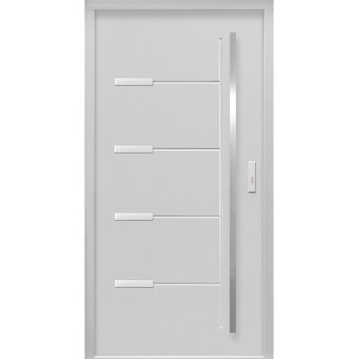 Splendoor Thermospace Haustür Thermospace Oslo Prime 110 cm x 210 cm Grau Anschlag L Splendoor Thermospace Haustür Thermospace Oslo Prime 110 cm x 210 cm Grau Anschlag L