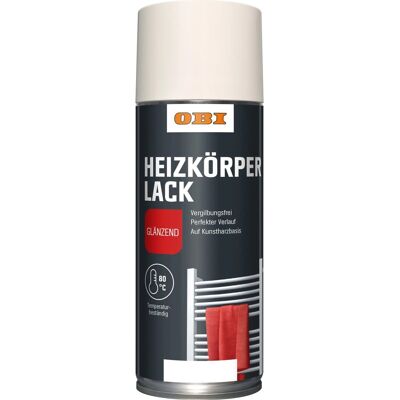 OBI Heizkörper Lack Spray Weiß seidenglänzend 400 ml OBI Heizkörper Lack Spray Weiß seidenglänzend 400 ml