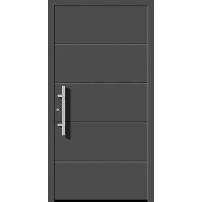 Splendoor Moderno Aluminium-Haustür Moderno M470/B 110 x 210 cm Anthrazit Metallic Anschlag Links Splendoor Moderno Aluminium-Haustür Moderno M470/B 110 x 210 cm Anthrazit Metallic Anschlag Links