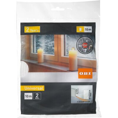 OBI Türdichtung / Fensterdichtung aus Schaumstoff Weiß OBI Türdichtung / Fensterdichtung aus Schaumstoff Weiß