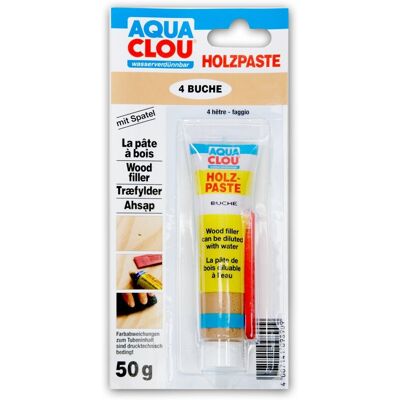 Clou Holzpaste wasserverdünnbar Buche 60 g Clou Holzpaste wasserverdünnbar Buche 60 g