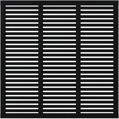 Plus Holz Sichtschutzzaun Harmoni Nadelholz Schwarz 180 cm x 180 cm Plus Holz Sichtschutzzaun Harmoni Nadelholz Schwarz 180 cm x 180 cm