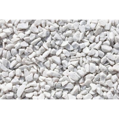 Marmorsplitt Carrara Weiß 16 - 25 mm 25 kg PE-Sack Marmorsplitt Carrara Weiß 16 - 25 mm 25 kg PE-Sack