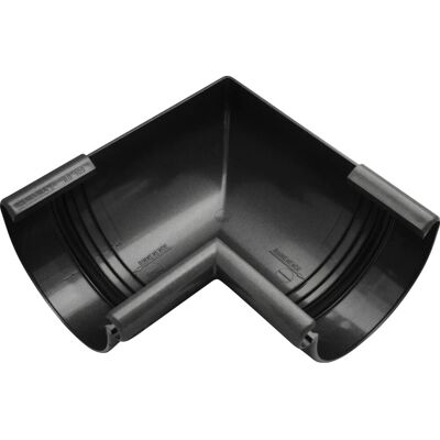 Marley Rinnenwinkel RG 100 innen Anthrazit-Metallic Halbrund Marley Rinnenwinkel RG 100 innen Anthrazit-Metallic Halbrund