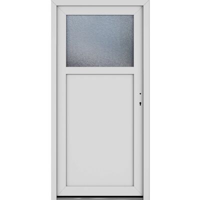 Roro Nebeneingangstür OKE 1154 Nach Außen Öffnend 5FA Weiß 98 cm x 198 cm DIN R Roro Nebeneingangstür OKE 1154 Nach Außen Öffnend 5FA Weiß 98 cm x 198 cm DIN R