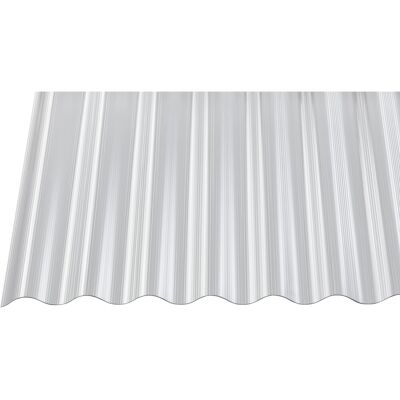 Deluxe Polycarbonat Sinusprofilplatte - Klar - Witterungsbeständig Deluxe Polycarbonat Sinusprofilplatte - Klar - Witterungsbeständig