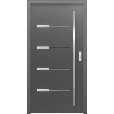 Splendoor Thermospace Haustür Thermospace Oslo Prime 100 cm x 210 cm Anthrazit Anschlag R Splendoor Thermospace Haustür Thermospace Oslo Prime 100 cm x 210 cm Anthrazit Anschlag R