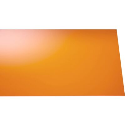 Gutta Acryl Platte Eben 3 mm Glatt Orange 1000 mm x 500 mm Gutta Acryl Platte Eben 3 mm Glatt Orange 1000 mm x 500 mm