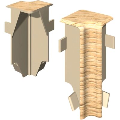 Egger Innenecke Kubisch 6 cm Eiche Sand 2 Stück Egger Innenecke Kubisch 6 cm Eiche Sand 2 Stück