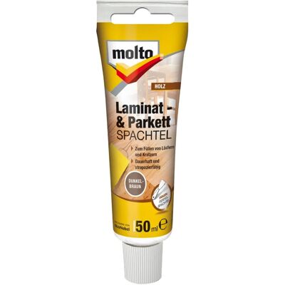 Molto Laminat- & Parkettspachtel Dunkelbraun 50 ml Molto Laminat- & Parkettspachtel Dunkelbraun 50 ml