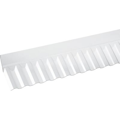 Gutta Wandanschluss Acryl Sinus 76/18 Transparent 104,5 cm x 15 cm Gutta Wandanschluss Acryl Sinus 76/18 Transparent 104,5 cm x 15 cm