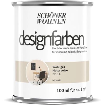 Schöner Wohnen Designfarben Wohliges Naturbeige 100 ml Schöner Wohnen Designfarben Wohliges Naturbeige 100 ml