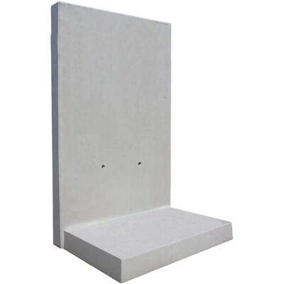 Diephaus L- Stein bewehrt Grau 205 x 100 x 115 x 8 cm Diephaus L- Stein bewehrt Grau 205 x 100 x 115 x 8 cm