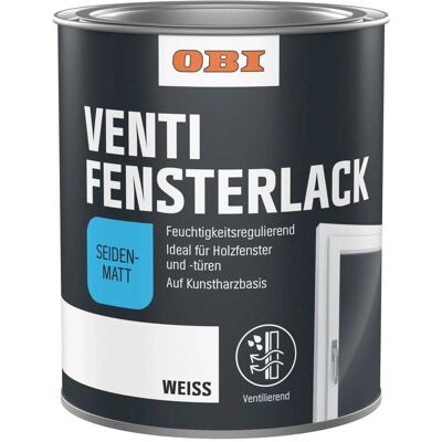 OBI Venti Fensterlack Weiß seidenmatt 2 l OBI Venti Fensterlack Weiß seidenmatt 2 l