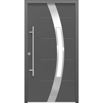 Splendoor Thermospace Sicherheits-Haustür ThermoSpace Prime Prag RC2 Komfort Anthr. 110 x 210 cm L Splendoor Thermospace Sicherheits-Haustür ThermoSpace Prime Prag RC2 Komfort Anthr. 110 x 210 cm L