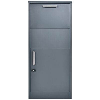 Westmann Paketbox Pepe aus Stahl 50 cm x 39 cm x 114 cm Anthrazit Westmann Paketbox Pepe aus Stahl 50 cm x 39 cm x 114 cm Anthrazit