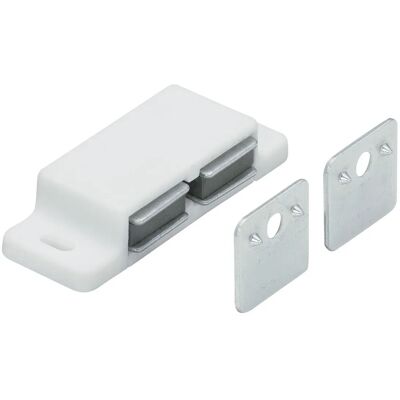 Hettich Magnetschnäpper 2 x 3 kg Platte starr Weiß Hettich Magnetschnäpper 2 x 3 kg Platte starr Weiß