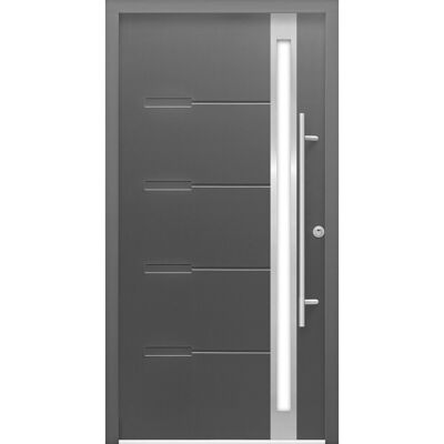 Splendoor Thermospace Sicherheits-Haustür ThermoSpace Prime Neapel RC2 Anthr. 110 x 210 cm Anschlag R Splendoor Thermospace Sicherheits-Haustür ThermoSpace Prime Neapel RC2 Anthr. 110 x 210 cm Anschlag R