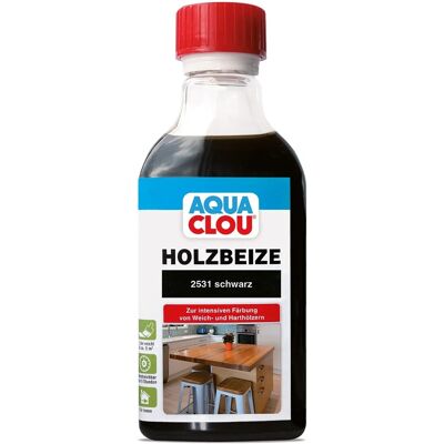 Aqua Clou Holzbeize Schwarz 250 ml Aqua Clou Holzbeize Schwarz 250 ml