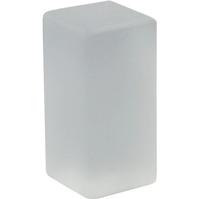 Fuchs Design Fuchs Glasstein Crystal Collection satiniert 5 cm x 10 cm x 5 cm Weiß Fuchs Design Fuchs Glasstein Crystal Collection satiniert 5 cm x 10 cm x 5 cm Weiß