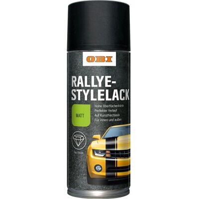 OBI Rallyestyle Lack Spray Schwarz matt 400 ml OBI Rallyestyle Lack Spray Schwarz matt 400 ml