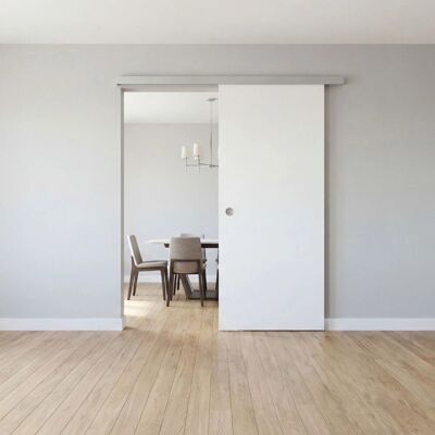 Doorlegro Schiebetürbeschlag EasySlide 65 f. Holz- & Glastüren bis 40 kg Silber Aluminium Doorlegro Schiebetürbeschlag EasySlide 65 f. Holz- & Glastüren bis 40 kg Silber Aluminium