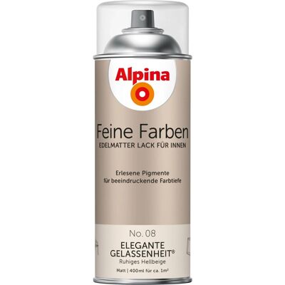 Alpina Feine Farben Sprühlack No. 08 Elegante Gelassenheit® edelmatt 400 ml Alpina Feine Farben Sprühlack No. 08 Elegante Gelassenheit® edelmatt 400 ml
