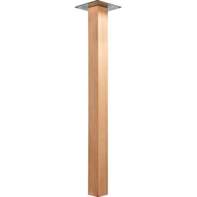 Hettich Tischbein Melta 720 mm x 50 mm x 50 mm Holz Buche 1 Stück FSC® Hettich Tischbein Melta 720 mm x 50 mm x 50 mm Holz Buche 1 Stück FSC®