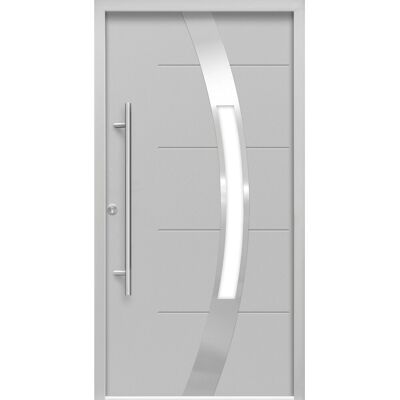 Splendoor Thermospace Haustür Thermospace Prag Prime 100 cm x 210 cm Grau Anschlag L Splendoor Thermospace Haustür Thermospace Prag Prime 100 cm x 210 cm Grau Anschlag L