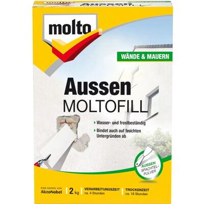 Molto Außen Moltofill Außen-Spachtelpulver 2 kg Molto Außen Moltofill Außen-Spachtelpulver 2 kg