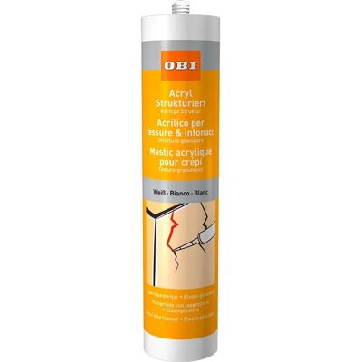 OBI Acryl strukturiert Weiß 310 ml OBI Acryl strukturiert Weiß 310 ml