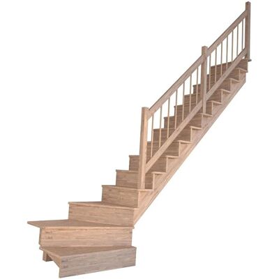 StarWood Treppen Treppe Lindos Pro Eiche Gewendelt R 100 cm Setzstufen Holz-Design-Geländer FSC® StarWood Treppen Treppe Lindos Pro Eiche Gewendelt R 100 cm Setzstufen Holz-Design-Geländer FSC®