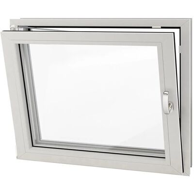 Roro Fenster Eco Kunststoff-Profil Weiß 80 cm x 40 cm DIN L Roro Fenster Eco Kunststoff-Profil Weiß 80 cm x 40 cm DIN L