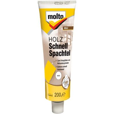 Molto Holz Schnell-Spachtel für Innen und Außen 200 g Molto Holz Schnell-Spachtel für Innen und Außen 200 g