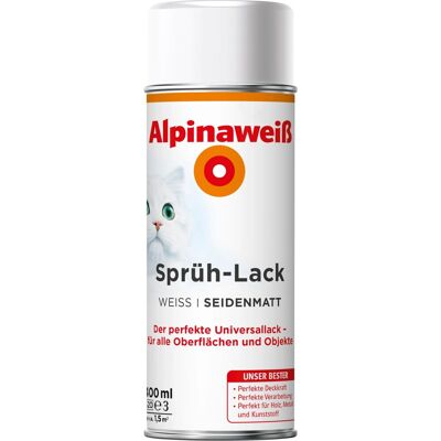 Alpina Alpinaweiß Sprüh-Lack 400 ml seidenmatt Alpina Alpinaweiß Sprüh-Lack 400 ml seidenmatt