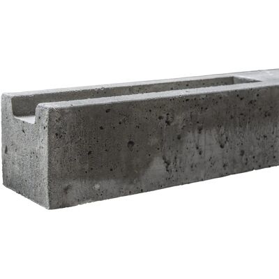 Beckers Betonzaun Betonzaun-Anfangspfosten doppelseitig 290 cm Beckers Betonzaun Betonzaun-Anfangspfosten doppelseitig 290 cm