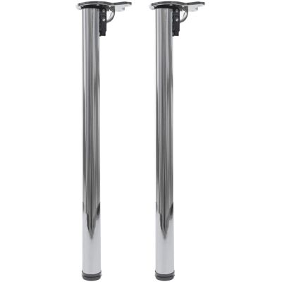 MCW 2er-Set Tischbein H34 Klappbar 72cm Edelstahl-Optik MCW 2er-Set Tischbein H34 Klappbar 72cm Edelstahl-Optik