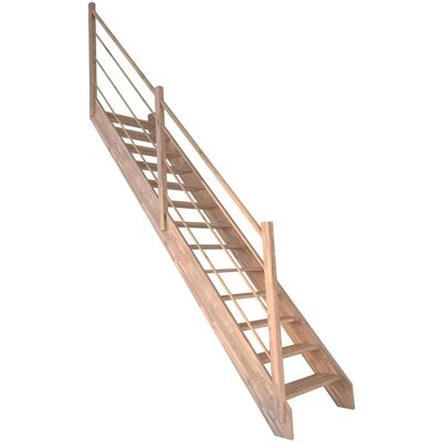 StarWood Treppen StarWood Treppe Rhodos Eiche Gerade Holz-Design-Geländer Links FSC® StarWood Treppen StarWood Treppe Rhodos Eiche Gerade Holz-Design-Geländer Links FSC®