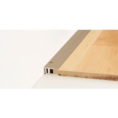 Abschlussprofil 2-teilig Edelstahl 7 - 15 mm x 22 mm x 900 mm Abschlussprofil 2-teilig Edelstahl 7 - 15 mm x 22 mm x 900 mm