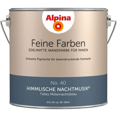 ALPINA Himmlische Nachtmusik Tiefes Mitternachtsblau - Wandfarbe ALPINA Himmlische Nachtmusik Tiefes Mitternachtsblau - Wandfarbe