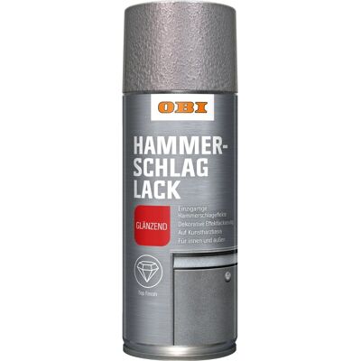 OBI Hammerschlag Lack Spray Silber glänzend 400 ml OBI Hammerschlag Lack Spray Silber glänzend 400 ml