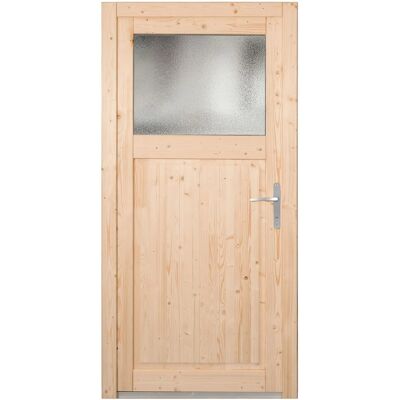 Panto Holz-Nebeneingangstür NET 504 Natur 88 cm x 198 cm DIN R Panto Holz-Nebeneingangstür NET 504 Natur 88 cm x 198 cm DIN R