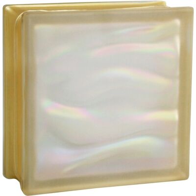 Fuchs Design - Glasbaustein - Gold - Glass block Fuchs Design - Glasbaustein - Gold - Glass block