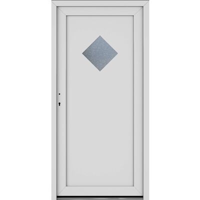 Roro Nebeneingangstür OKE 1151 Kunststoff Weiß 98 cm x 198 cm DIN L Roro Nebeneingangstür OKE 1151 Kunststoff Weiß 98 cm x 198 cm DIN L