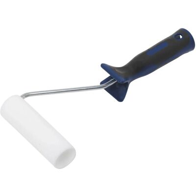 LUXTOOLS LUX-TOOLS Schaum-Roller Konkav 2K-Softgriff Schwarz-Blau 10 cm LUXTOOLS LUX-TOOLS Schaum-Roller Konkav 2K-Softgriff Schwarz-Blau 10 cm